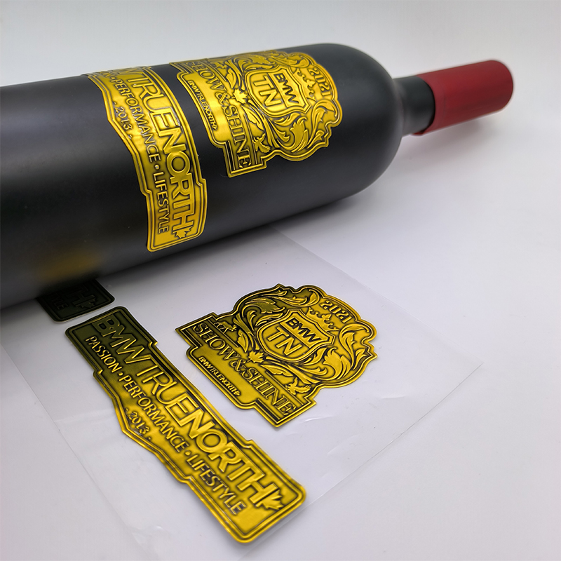 Metal Wine Label